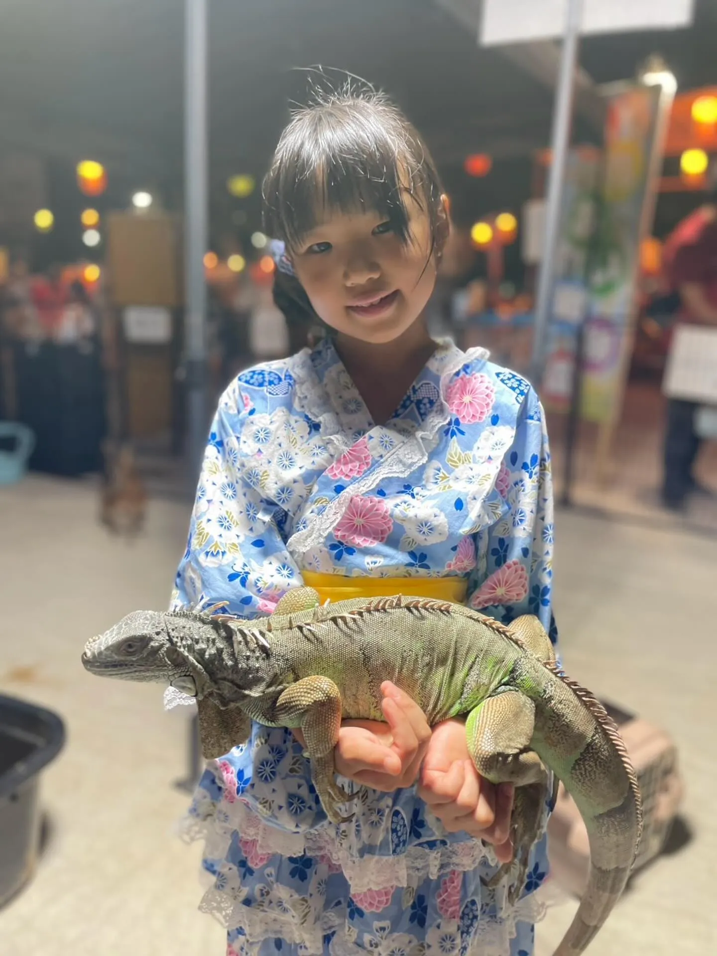 🌟ゆかた×イグアナの特別ショット🌟