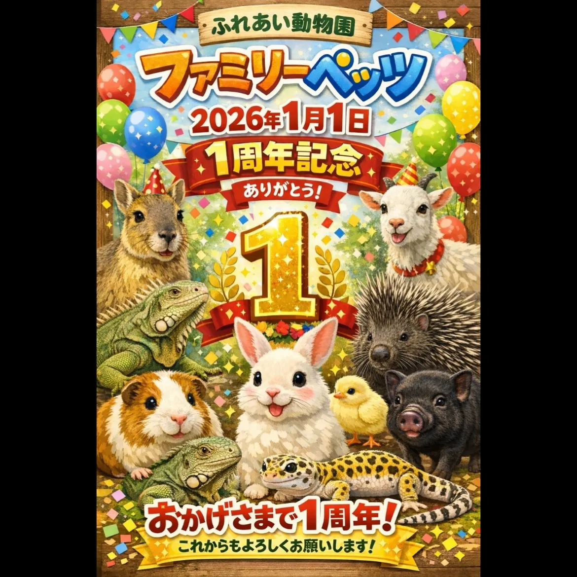 🎉 ファミリーペッツ まもなく1周年 🎉