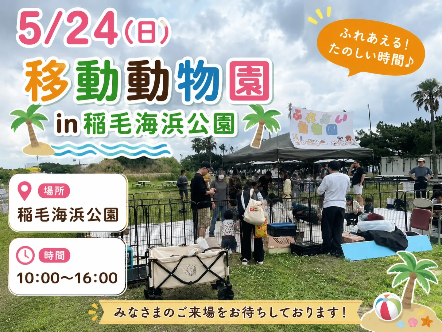 🏖️稲毛海浜公園 出店中🐾